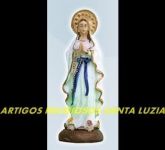 Escultura Resina Nossa Senhora Lourdes Imagem 10cm Fabrica