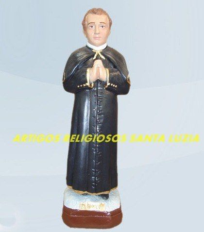 Escultura São Dom Bosco Linda Imagem 40cm Preço Fabrica Ml