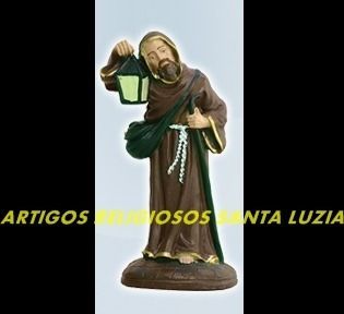 Escultura Resina Sao Longuinho Imagem 15cm Fabrica