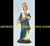 Escultura Resina Sagrado Coração De Maria Linda Imagem 10cm