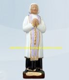 Escultura São João Maria Vianney Linda Imagem 30cm Fabrica