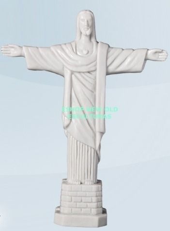 Escultura Cristo Redentor Em Resina Unica A Venda No Ml