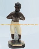 Linda Escultura Preto Velho Pai Jose De Angola  40c Unica Ml