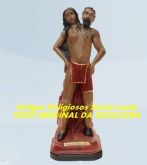 Linda Imagem Escultura Exu De Duas Cabeças 30c Preço Fabrica