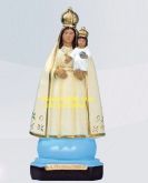 Escultura Nossa Senhora Da Penha Da Vitoria 30cm Unica No Ml