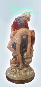 Escultura Nossa Senhora Da Piedade 40cm Altura Barroca Linda