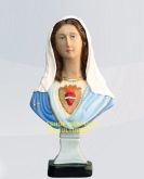 Escultura Busto De Nossa Senhora Sagrado Coração De Maria