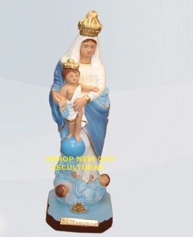 Escultura Nossa Senhora Das Vitorias  30cm Unica No Ml