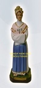 Escultura Nossa Senhora Do Salette 30cm Unica No Ml