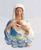 Escultura Busto De Nossa Senhora Sagrado Coração De Maria