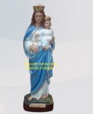 Escultura  Nossa Senhora Da Guia 30cm Melhor Preço Do Ml