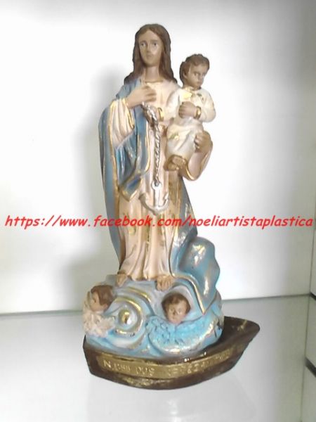 ESCULTURA DE NOSSA SENHORA DOS NAVEGANTES 30CM BARROCA