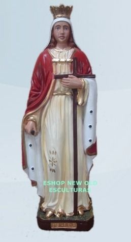 Escultura De Santa Helena 20cm Altura  Arte Sacra