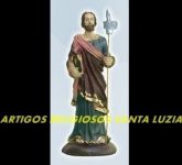 Escultura Resina Sao Judas Tadeu Linda Imagem 10cm Fabrica