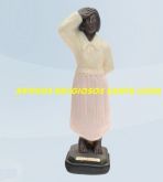 Linda Escultura Preta Velha Maria Redonda 40cm Preço Fabrica