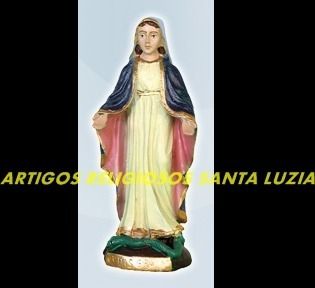 Escultura Resina Nossa Senhora Graças Imagem 10cm Fabrica